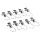 thumbnail image 1 of Gancho De Clips Para Colgar, Clip De Suspensión De Cola Corta Portátil Multifuncional, 10 Piezas Resistente Al óxido Para Decoraciones De Oficina, 1 of 7