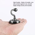 thumbnail image 5 of 4pcs Zinc Alloy Window Curtain Tieback Clothes Hook Drapery Wall Holdbacks Hooks Black, 5 of 7