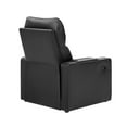 Mainstays Home Theater Recliner with USB charging ports, Faux Leather