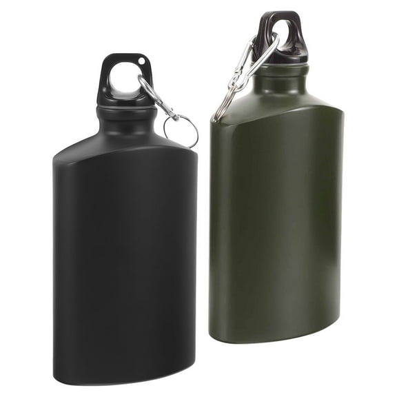 Raindrops  2 Pcs Camping Water Jug Bottle Canteens Toss The Wire Heater Travel