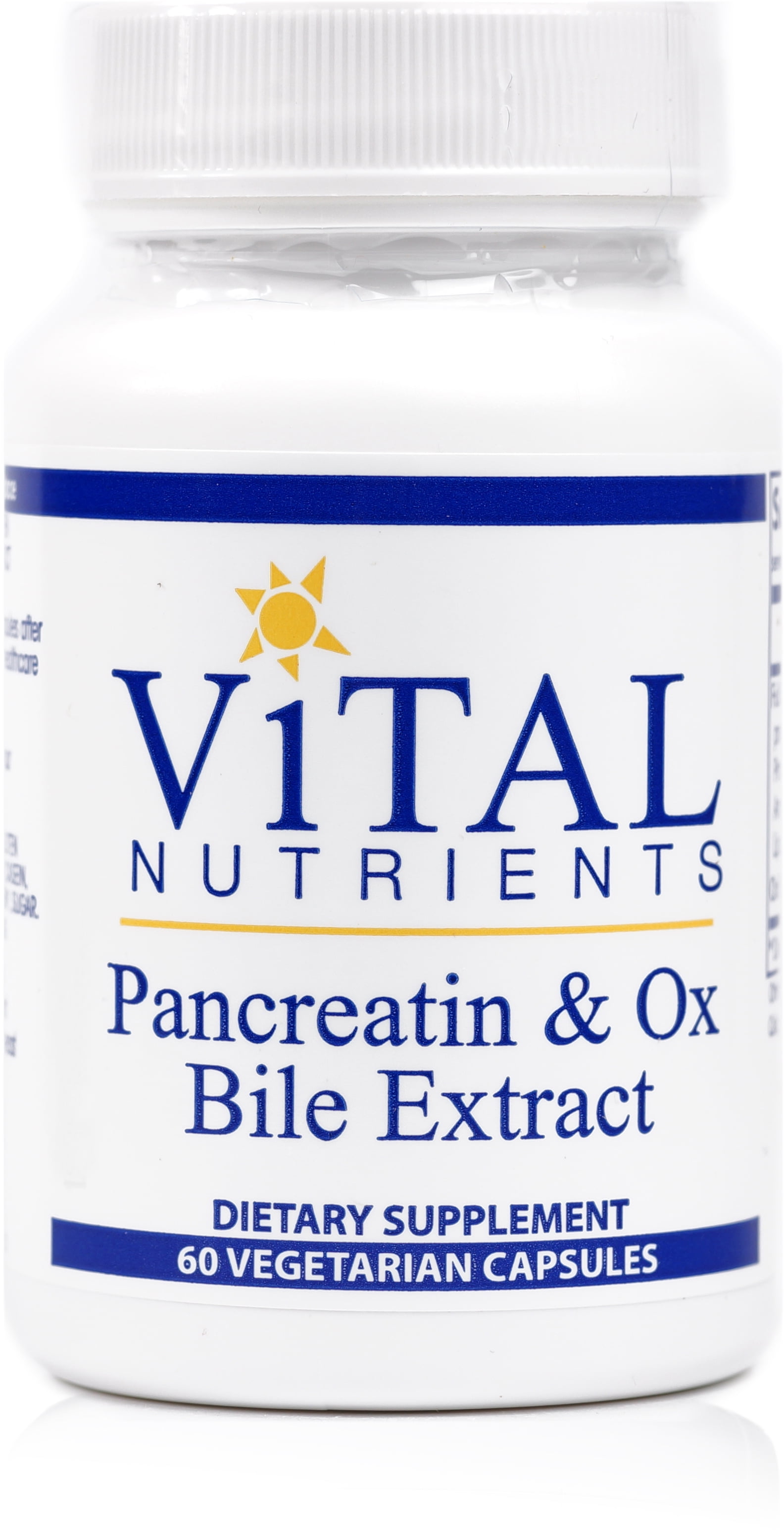 Vital Nutrients Pancreatin & Ox Bile Extract Digestive Support