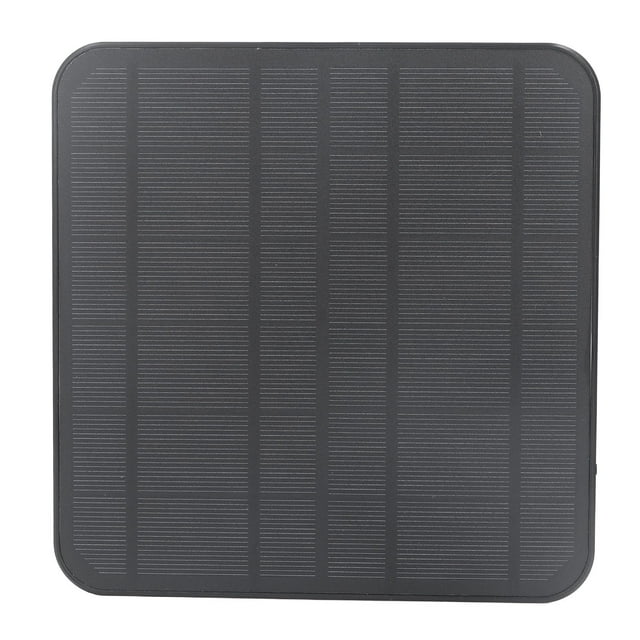 Panel Solar para cámara, Cargador de Cámara de Panel Solar de 6 V 12 W Con Resistencia Al Agua IP65, Panel Solar Montado en la Para Cámara de Foco