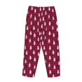 thumbnail image 5 of Haiem white Tree red plaid Women's Pajama Pants Ultra Lightweight Pjs Bottoms Sleepwear Bottom Pants With Pocket Drawstring-Small, 5 of 7
