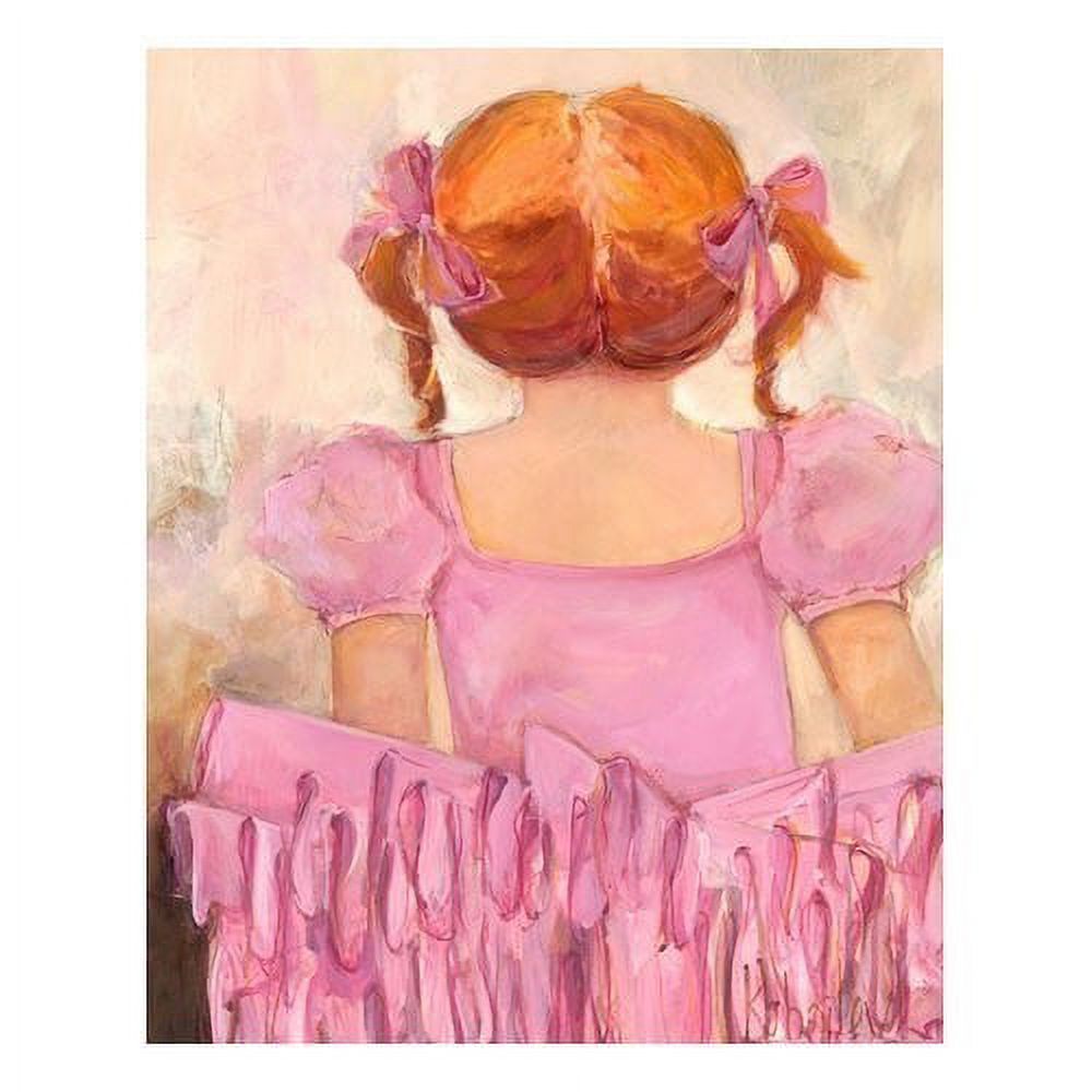 Oopsy Daisy Fine Art for Kids Angelic Ballerina Red Hair Canvas Wall Art by Kristina Bass Bailey, 14 x 18"