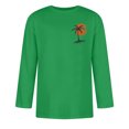 thumbnail image 3 of Amzcrzy - Sudadera Para Hombre, Estilo Casual, Cuello Redondo, Manga Corta, Estampado, Color Verde, Xl, 3 of 4