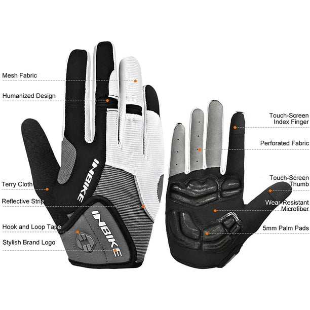 Inbike 5mm gel padded cycling best sale gloves
