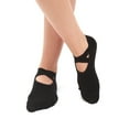 thumbnail image 1 of LSLJS Round Yoga Socks Women's Slip Open Back Cross Yoga Socks Dance Socks, A Socks, 1 of 3