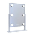 thumbnail image 2 of Impressions Vanity Hollywood Tri Tone LED Makeup Mirror, 360 Degree Swivel Mirror (White), 2 of 11