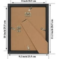 8x10 Picture Frames Set of 8, Black Photo Frames 8 by 10 for Wall Decor