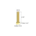 thumbnail image 2 of Unique Bargains Brass Hex Bolts, 1/2-13x2-1/4' 2 Pack Fully Thread Grade 4.8 Machine Screws, 2 of 4