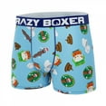 thumbnail image 3 of South Park 879497-medium-32 Crazy Boxers Kyle & Toilet Boxer Briefs for Mens, Blue - Medium 32-34, 3 of 5
