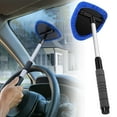 thumbnail image 5 of Windshield Cleaning Tool, Ongmies Car Window Cleaner, Car Windshield Cleaner Kit - Extendable 15.9"-21" Handle, 4 Microfiber Pads, Auto Glass Brush, 5 of 5