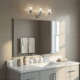 thumbnail image 4 of Kichler Winslow 21.5" 3 Light Brushed Nickel Vanity Light with Clear Seeded Glass Shades, 4 of 8