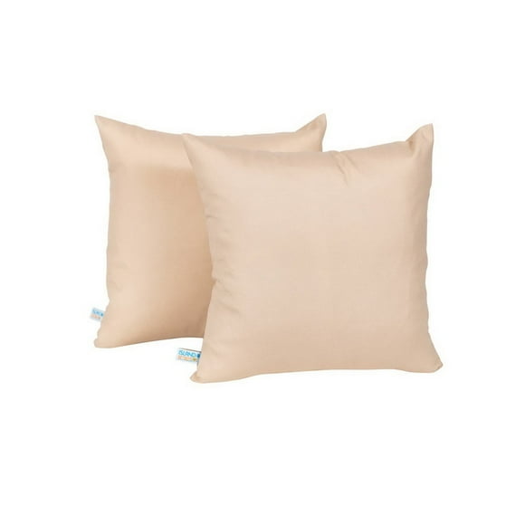 Island Retreat NU6921 Coussin d'Extérieur Tout Temps - Ensemble de 2 - Champagne