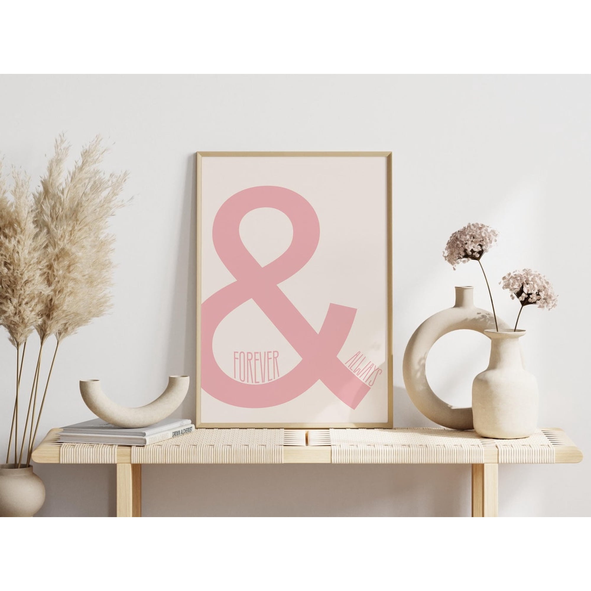 Love Typography Wall Art Print Motivational Decor
