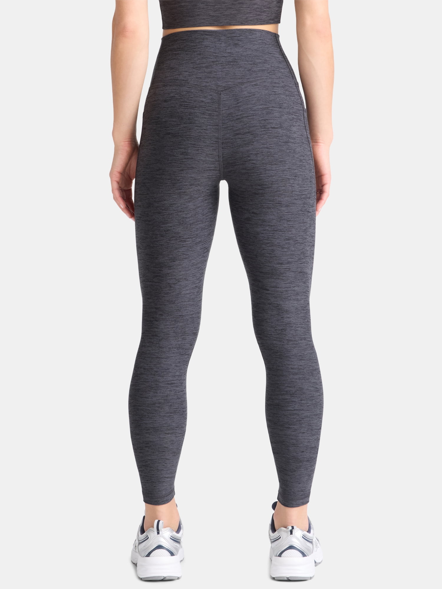 Athletic Works Women's and Women's Plus ButterCore Full Length Leggings with Pockets, Sizes XS-4X