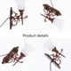 thumbnail image 4 of Modelos de lámparas de pared en miniatura de 4 piezas simulación de modelos de lámparas montadas en la pared de patio decoraciones, 4 of 4