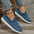 thumbnail image 3 of NOKIO Women's Slip On Shoes, Stretch Knit Walking Shoes, Comfort Sneaker for Work, Travel, Commute Leisure Women's Slip On Travel Soft Sole Comfortable Shoes Fashion Sports Breathable Shoes, 3 of 4