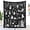 X002, variant on Halloween DIY Coloring Blanket with 24 Washable Markers, Creative Art Custom Coloring Fabric Blankets, Personalized Cozy Halloween Home Decor Activity Blanket for Adults