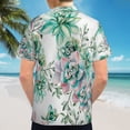 thumbnail image 6 of High Quality Hawaiian Shirts for Men Short Sleeve Aloha Beach Shirt Floral Summer Casual Button Down Shirts Blouses 7BTNZ4, 6 of 7