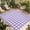 Purple, variant on Red Outdoor Rug for Patio/Deck/Porch, Non-Slip Large Area Rug 4 x 6 Ft, Country French Rustic Buffalo Plaid Modern Art Indoor Outdoor Rugs Washable Area Rugs, Reversible Camping Rug Carpet Runner