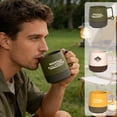 thumbnail image 5 of Taicans Portable Outdoor Camping Cup,Food Grade PP Plastic Travel Mug with Hanging Loop,Lightweight Compact Coffee Tea Cup for Hiking Picnic, 5 of 6