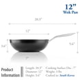 thumbnail image 5 of TECHEF Onyx Collection 12" Nonstick Wok / Stir Fry Pan, Made in Korea, 5 of 8
