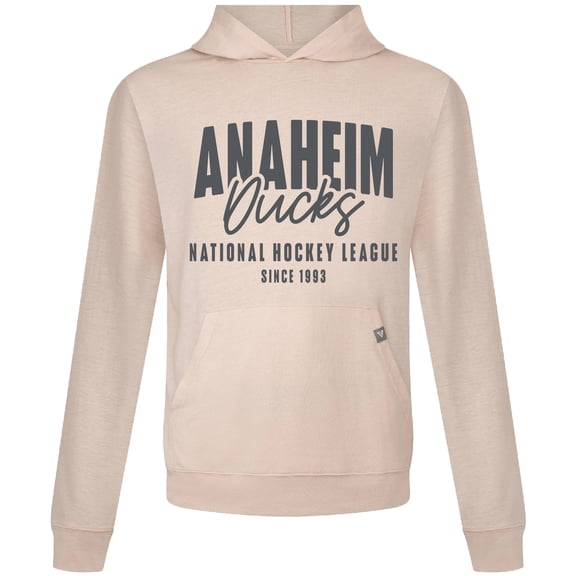 Men's Levelwear  Khaki Anaheim Ducks Relay Response Pullover Hoodie
