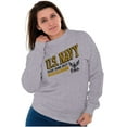 thumbnail image 3 of US Navy Logo Pride Runs Deep Est 1775 Unisex Plus Size Sweatshirt Brisco Brands 2X, 3 of 5
