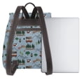 thumbnail image 3 of Naloa Camping Caravan Print Leather Backpack Purse for Women and Ladies,Shoulder Travel Daypacks Bags,Laptop Backpack for Women, 3 of 4