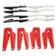 thumbnail image 5 of 6 " CCW Props Hélice plegable 4 piezas para XS809HW XS809S e Quadcopter - Blanco Sunnimix Propulsor Drone, 5 of 8