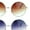 [2-Pack] Black & Brown, variant on SA106 Hippie Oceanic Gradient Large Circle Lens Sunglasses Green