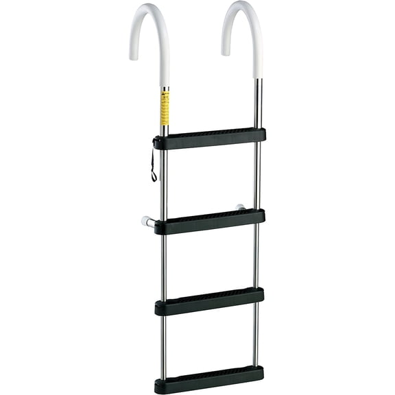 Garelick EEz-In Telescoping Stainless Steel Gunwale Hook Ladder