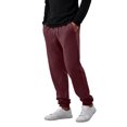 thumbnail image 6 of IAJDKMEK Men's Jogger Sweatpants Tapered Leg - Drawstring Elastic Waist Fleece Lined Solid Color Casual Lounge Pants for Men Gym,Wine M, 6 of 8