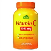 Alfa Vitamins Vitamin C 1,000 mg for Immune support & Overall wellness - 100 Tablets