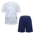 thumbnail image 2 of Fsqjgq Baby Boy Clothes 3XS Boys' Fashion Outfit Baby Boy Summer Clothes Childrens Football Set Absorb Sweat Breathable Training Team Football Tee Shorts Clothing Sets Boy Clothes, 2 of 4