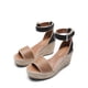thumbnail image 4 of Sandalias de Cuña para Mujer DREAM PAIRS con Punta Abierta y Correa al Tobillo, 4 of 8
