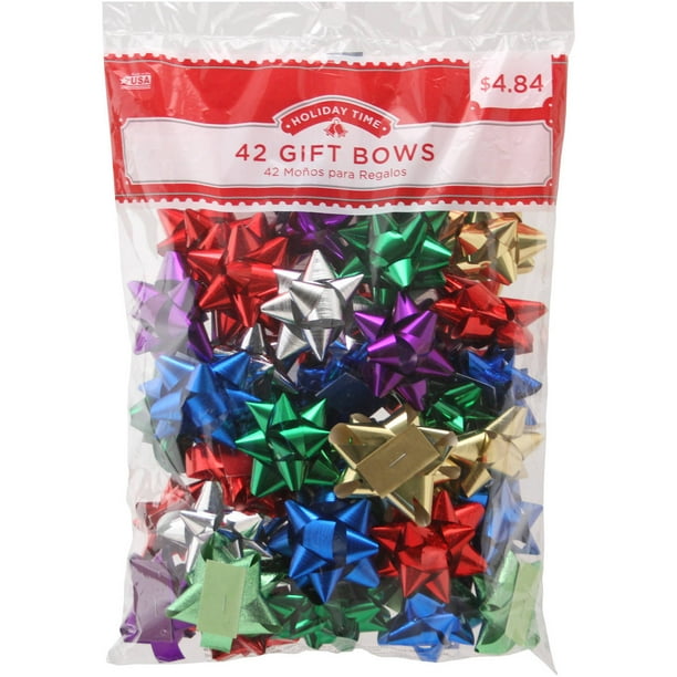 42Count Bag of Bows, Multi Color