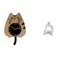 thumbnail image 1 of Adorno de reloj de gato y estatua de pensador abstracto para cocina, oficina, sala de estar, estante, regalo de inauguración de casa, decoración del h, 1 of 8