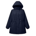 thumbnail image 5 of Windbreaker Jacket Women Spring Fall Long Sleeve Windproof Waterproof Zip Up Hooded Travel Hiking Jackets with Pockets, 5 of 5