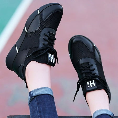 CAICJ98 Tennis Shoes Womens Womens Walking Shoes Slip On Comfort Casual Foam Tennis Sneakers for Gym Running BK2