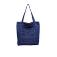 thumbnail image 1 of Bolso de lona para mujer Bolso de mano de gran capacidad para compras de mezclilla Bolso de hombro de libro para estudiantes Mochila AweSitey BB2810-04, 1 of 3