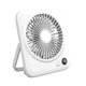 thumbnail image 1 of Clearance!Ventilador de escritorio, ventilador personal, pequeño ventilador de mesa portátil y 4 velocidades, ventilador personal de viento fuerte, se puede utilizar como banco de energía, 1 of 2