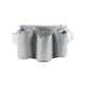 thumbnail image 4 of Bolsa de cintura para herramientas, delantal de cintura para herramientas de trabajo, cinturón de herramientas de construcción ajustable de alta Gris, 4 of 9