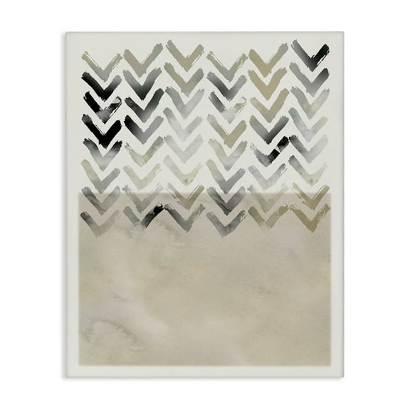 Stupell Industries Boho Arrow Pattern Abstract Painting Gallery Wrapped Canvas Art Print Wall Art, 16 x 20