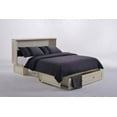 thumbnail image 3 of Night and Day Daisy Murphy Cabinet Bed with Queen Gel Memory Foam Mattress (White), 3 of 17