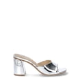 thumbnail image 3 of Scoop Women's Faux Leather Block Heel Mule Sandals, Sizes 6-11, 3 of 6