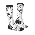 thumbnail image 3 of Balery Cute Cow And Milk Stains Fun Novelty Socks Men'S Women'S Crew Socks Funny Crazy Novelty Socks Quirky And Cool Socks, 3 of 9