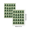 thumbnail image 3 of Christmas Tree Pattern Hand Towels Set Of 2 Soft Absorbent Kitchen Bathroom Dish Towels For Holiday Home Decoration, 3 of 6
