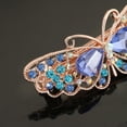 thumbnail image 5 of Butterfly Hairpin Full of s Crystal Colorful Hair - Blue, 6.5cm, 5 of 8